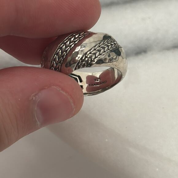 NWT JAI Sterling Silver Sukhothai Twist Dome Ring size 6 - Picture 3 of 5